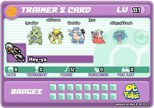 Hey-ya Card otPokemon.com