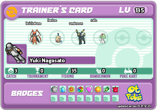 Yuki Nagasato Card otPokemon.com