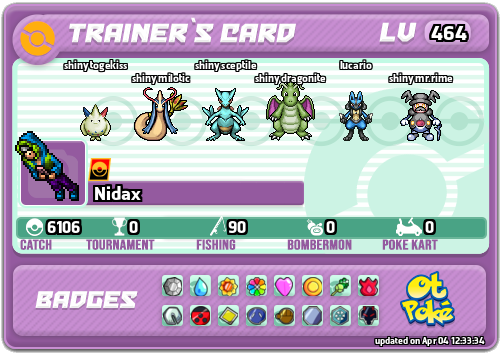 Nidax Card otPokemon.com