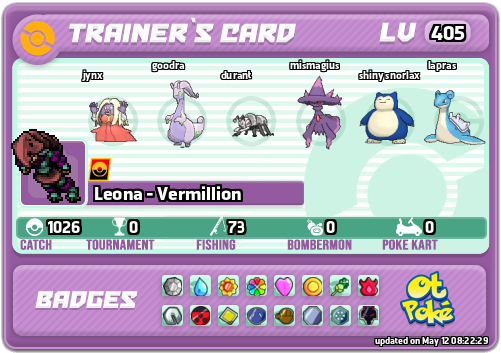 Leona - Vermillion Card otPokemon.com