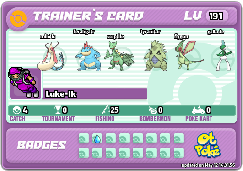 Luke-lk Card otPokemon.com