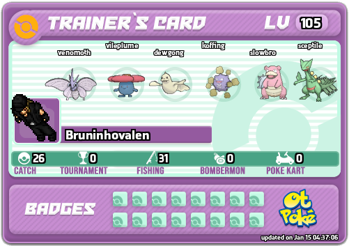 Bruninhovalen Card otPokemon.com