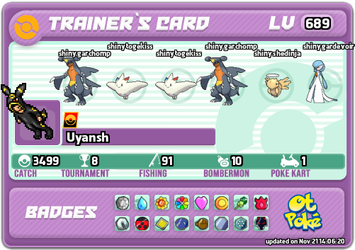 Uyansh Card otPokemon.com