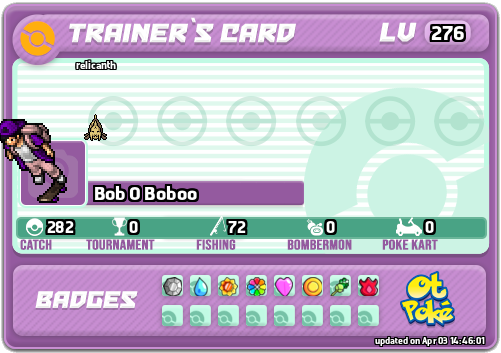 Bob O Boboo Card otPokemon.com
