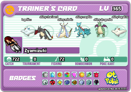 Zyamizuki Card otPokemon.com