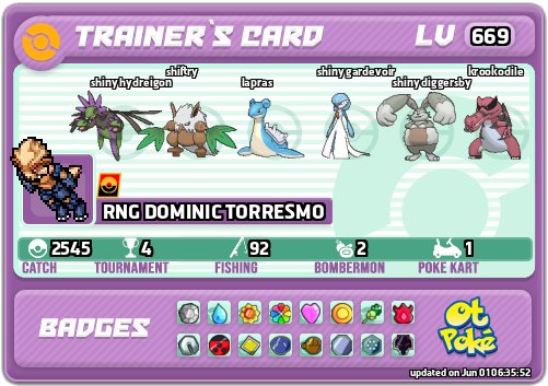 RNG DOMINIC TORRESMO Card otPokemon.com