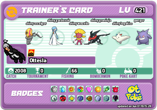 Ottesla Card otPokemon.com