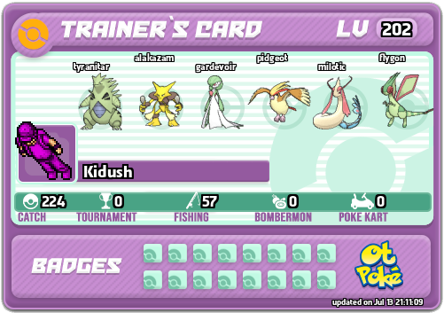 Kidush Card otPokemon.com