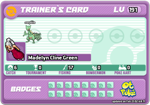 Madelyn Cline Green Card otPokemon.com