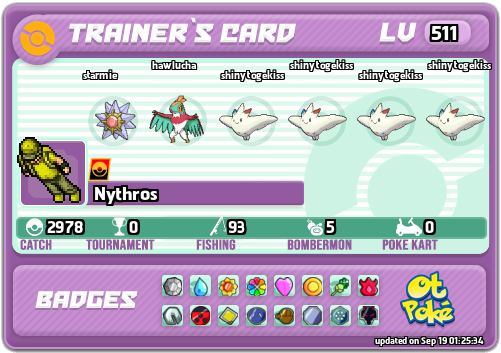 Nythros Card otPokemon.com