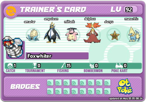 Foxwhiter Card otPokemon.com