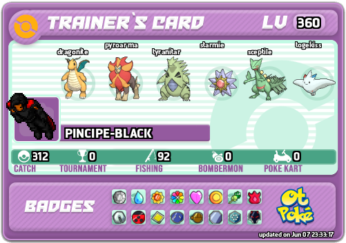 PINCIPE-BLACK Card otPokemon.com