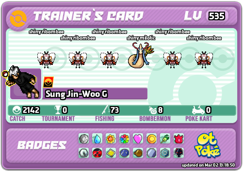 Sung Jin-Woo G Card otPokemon.com