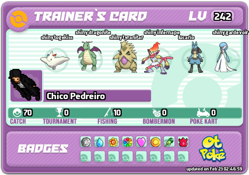 Chico Pedreiro Card otPokemon.com