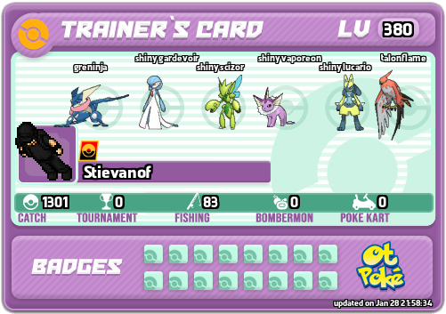 Stievanof Card otPokemon.com