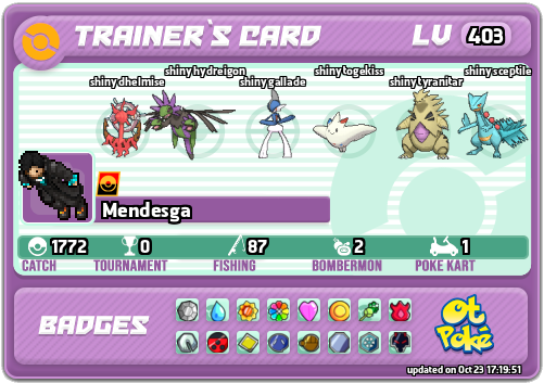 Mendesga Card otPokemon.com