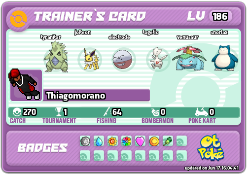 Thiagomorano Card otPokemon.com