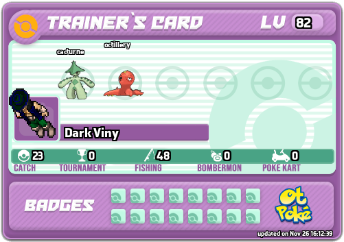 Dark Viny Card otPokemon.com