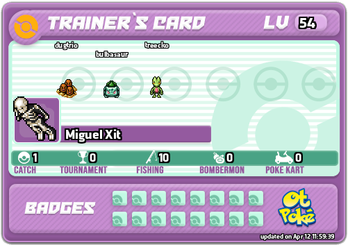 Miguel Xit Card otPokemon.com