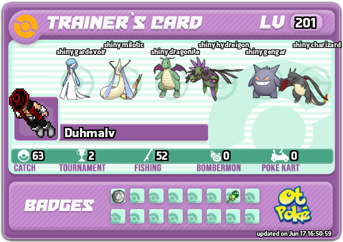 Duhmalv Card otPokemon.com