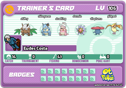 Eudes Costa Card otPokemon.com