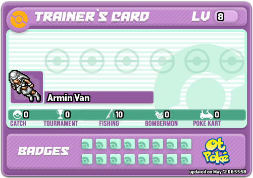 Armin Van Card otPokemon.com