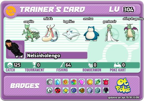 Nelsinholengo Card otPokemon.com