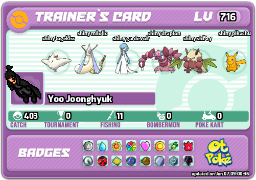 Yoo Joonghyuk Card otPokemon.com