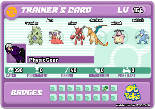 Physic Gear Card otPokemon.com