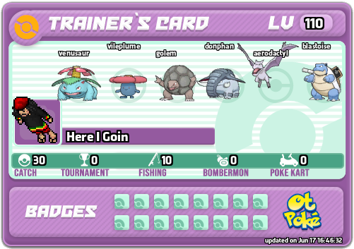 Here I Goin Card otPokemon.com