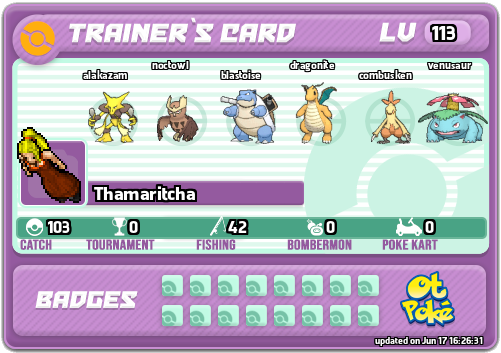 Thamaritcha Card otPokemon.com