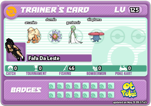 Fafa Da Leste Card otPokemon.com