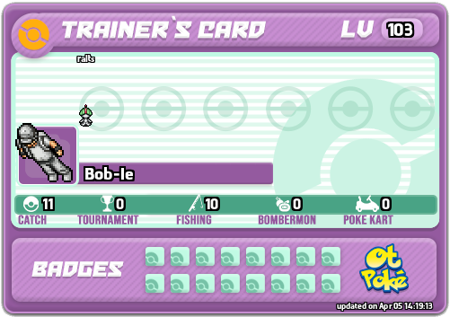 Bob-le Card otPokemon.com
