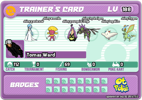 Tomas Ward Card otPokemon.com