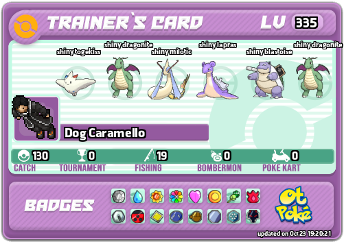 Dog Caramello Card otPokemon.com