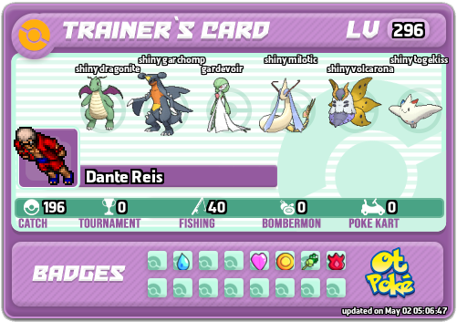 Dante Reis Card otPokemon.com