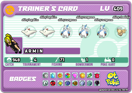 A R M I N Card otPokemon.com