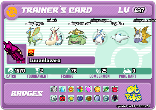 Luuanlazaro Card otPokemon.com