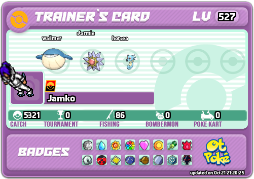 Jamko Card otPokemon.com