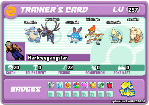 Harleyygangstar Card otPokemon.com