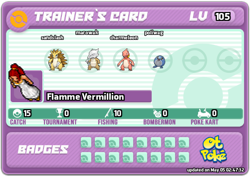 Flamme Vermillion Card otPokemon.com