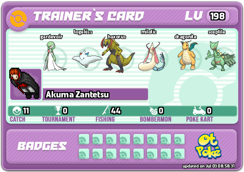 Akuma Zantetsu Card otPokemon.com