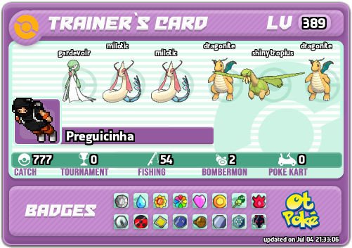 Preguicinha Card otPokemon.com