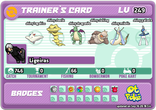 Ligeiras Card otPokemon.com