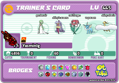 Yasminlg Card otPokemon.com