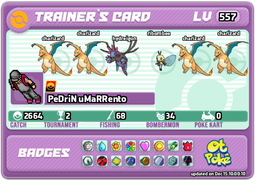 PeDriN uMaRRento Card otPokemon.com