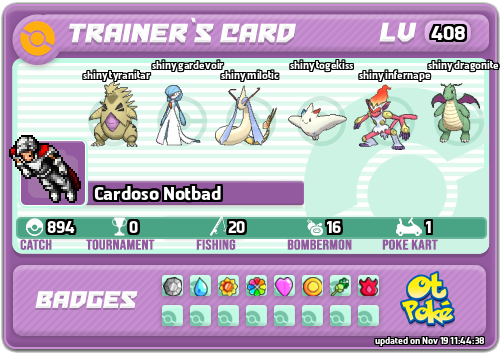 Cardoso Notbad Card otPokemon.com