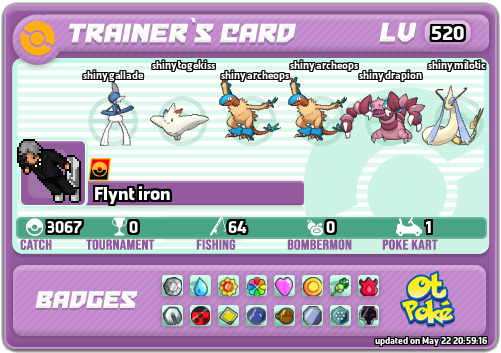 Flynt iron Card otPokemon.com