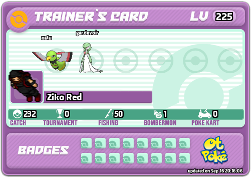 Ziko Red Card otPokemon.com