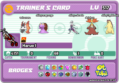 Haruo I Card otPokemon.com